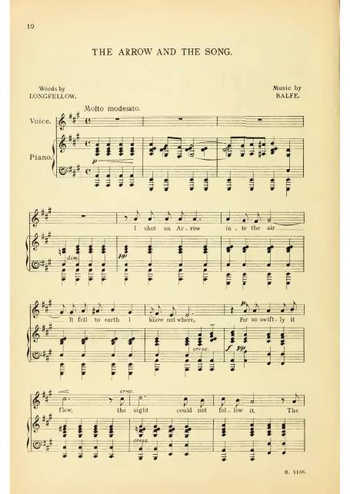 The arrow and the song